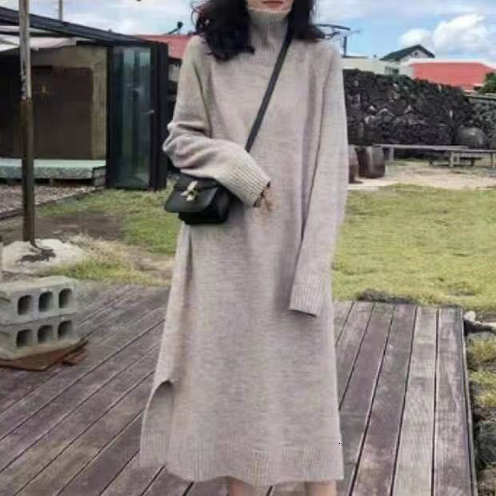 

2021 New Japanese Fashion Winter Collar Round Neck Simple Thin Selling Thick Warm Sleeve Kdpy, Brown