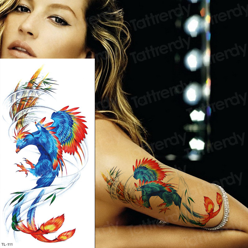 

Waterproof temporary tattoos sticker tattoo stickers womanarm fake sleeve tatoo body art compass rose flower birds butterfly fox underboob s mandala sternum