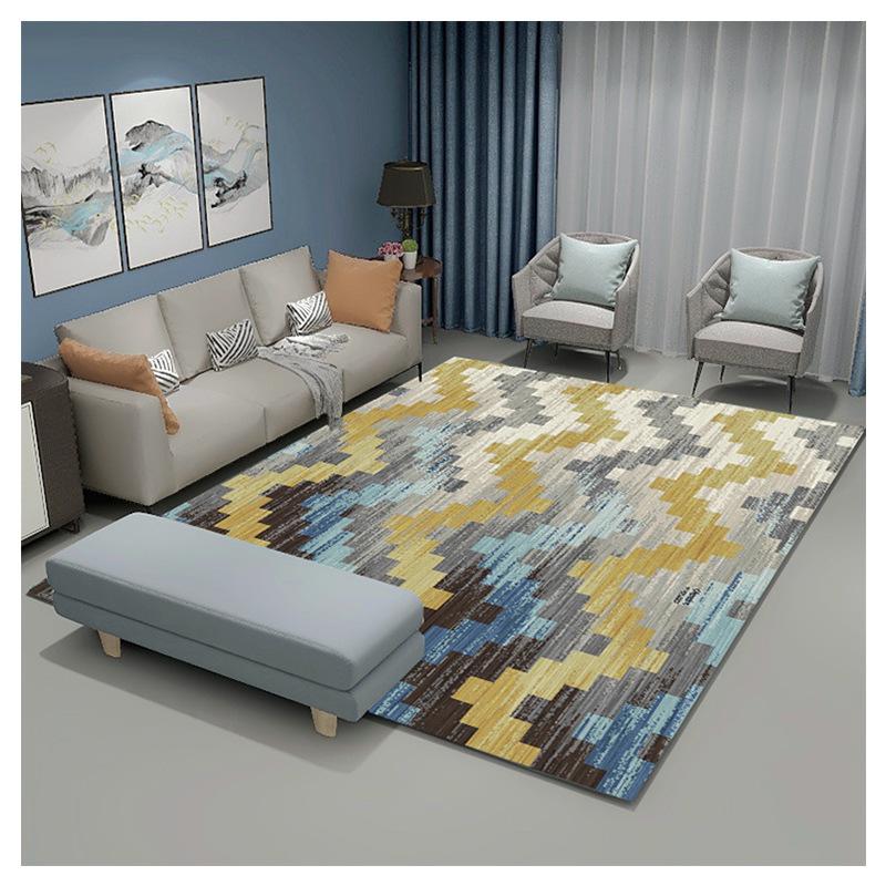 

Carpets Nordic Abstract Carpet Living Room Bedroom Balcony Art Bathroom Kitchen Non-Slip Floor Mat Home Decoration, Custom made
