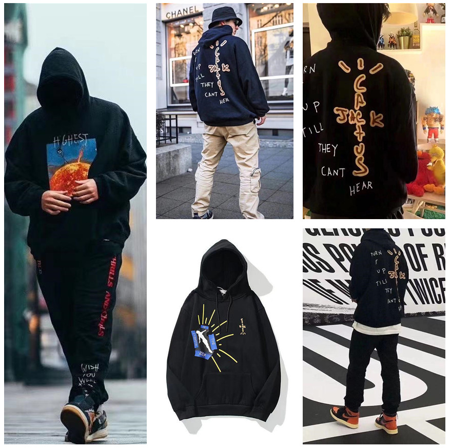 

2021 NEW Double line autumn Hoodie base coat spring and round neck long sleeve t-shirt men's fashion brand reflective, Black