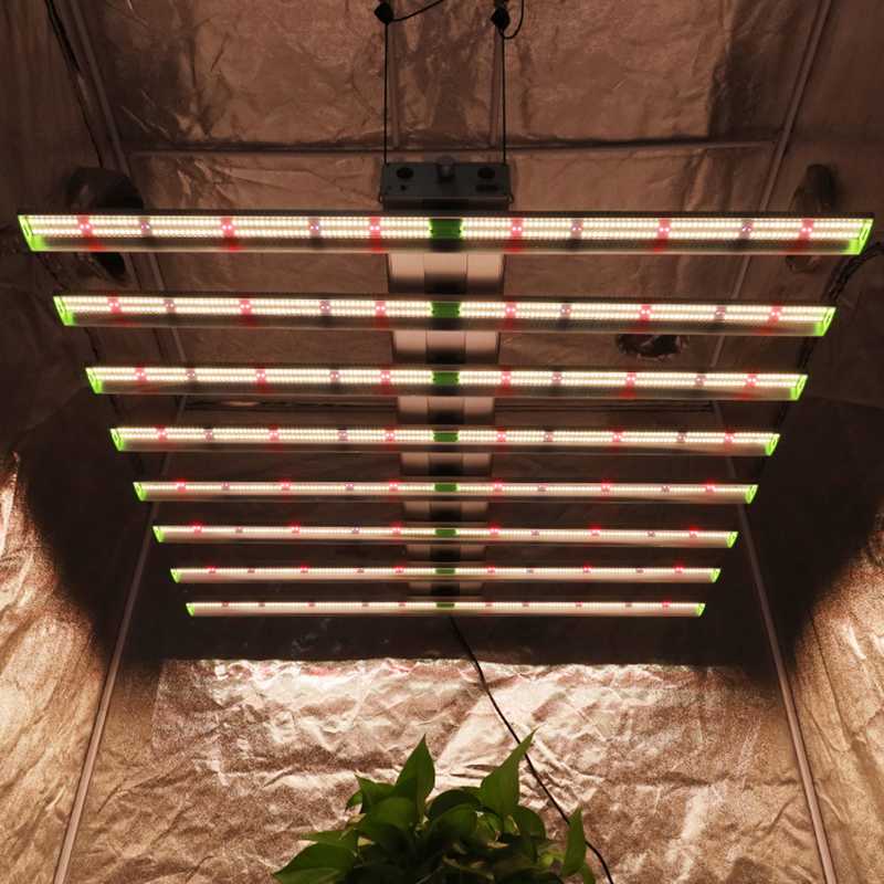 

Grow Lights KingBrite 720W Samsung LM301H 8 Bar Full Spectrum LED For Commercial Plants Growing With 3 Years Warranty