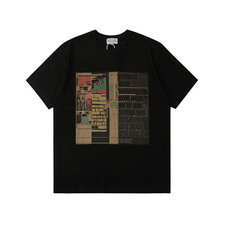 

2021 New 20ss Eu Size 100% Cotton 1:1 High Quality Top Tee Kanye West Couples Hip Hop t Shirt Men Women N3kj, Black2