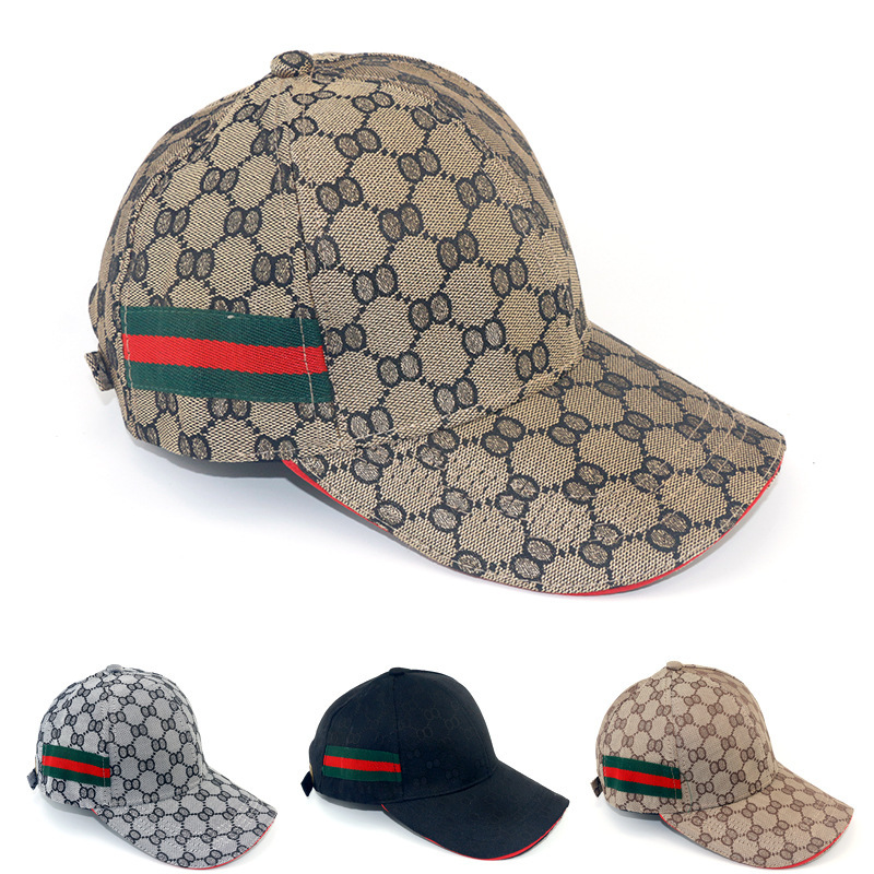 

Spring and summer Plaid men's outdoor cycling sports baseball women's leisure travel sunscreen sunshade cap, Khaki