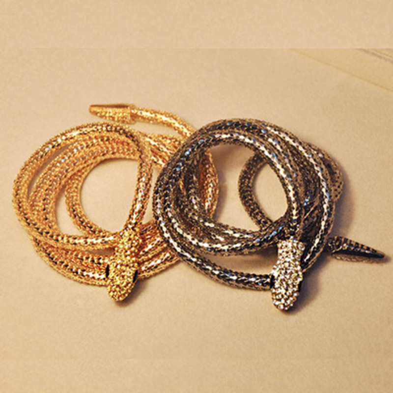 

Indian Newest Hip Hop Belt Charm Components Snake Waist Chain Gold Silver Color Metal Bisuteria for Women Girls Party Jewellery