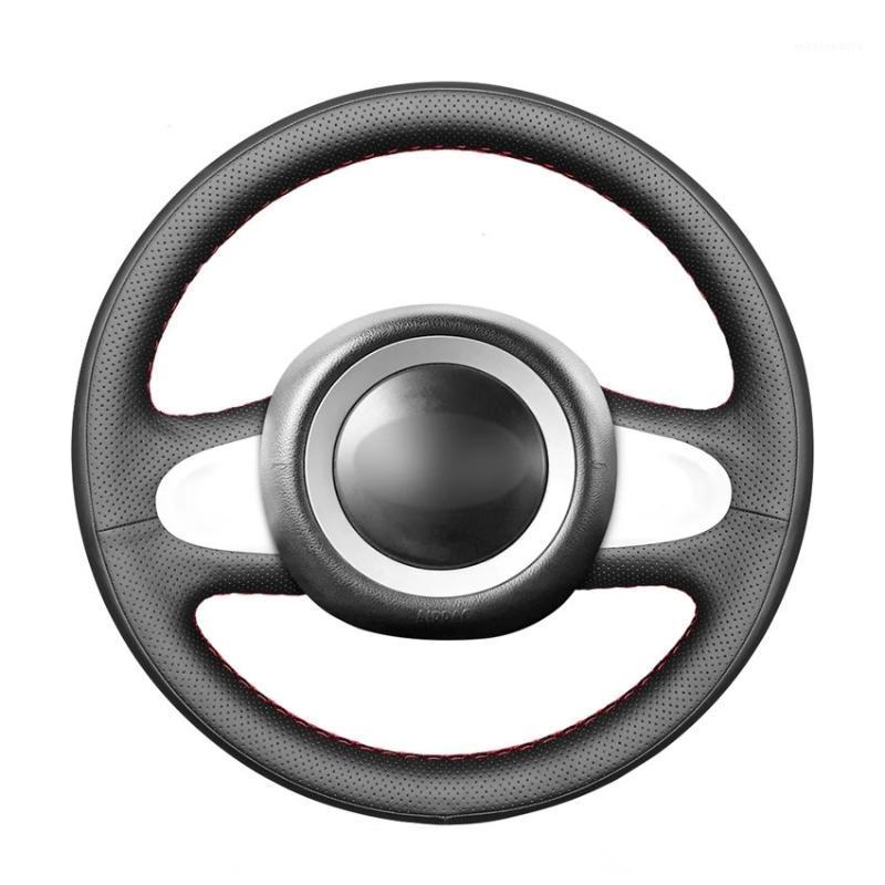 

Steering Wheel Covers Hand-stitched Black Artificial Leather Car Cover For Mini Clubman Clubvan Convertible Countryman Coupe Paceman