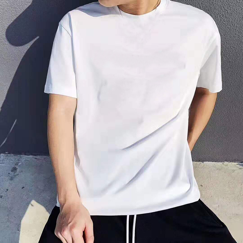 

2021 Sexy New Arrival Man T Shirts Cool Mens Cotton Fashion T Shirts Top Short Sleeve TShirts New With Pocket, White;black