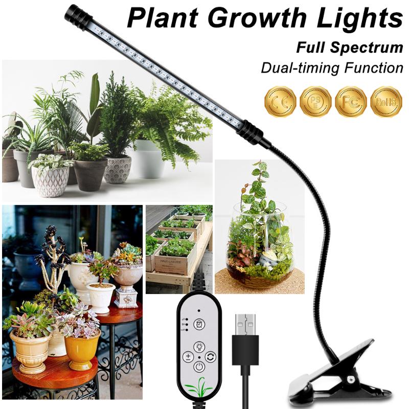 

USB LED Grow Light Phyto Lamp 9W 18W 27W Full Spectrum Fitolampy With Control Plants Seedlings Flower Indoor Fitolamp Grow Box