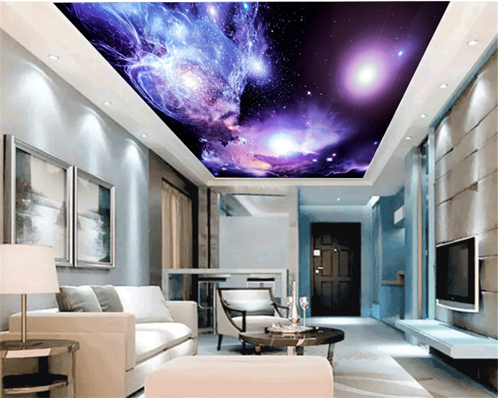 

3d mural wallpaper Dreamy Space Living Room Bedroom stars ceilings Wallpaper, Other