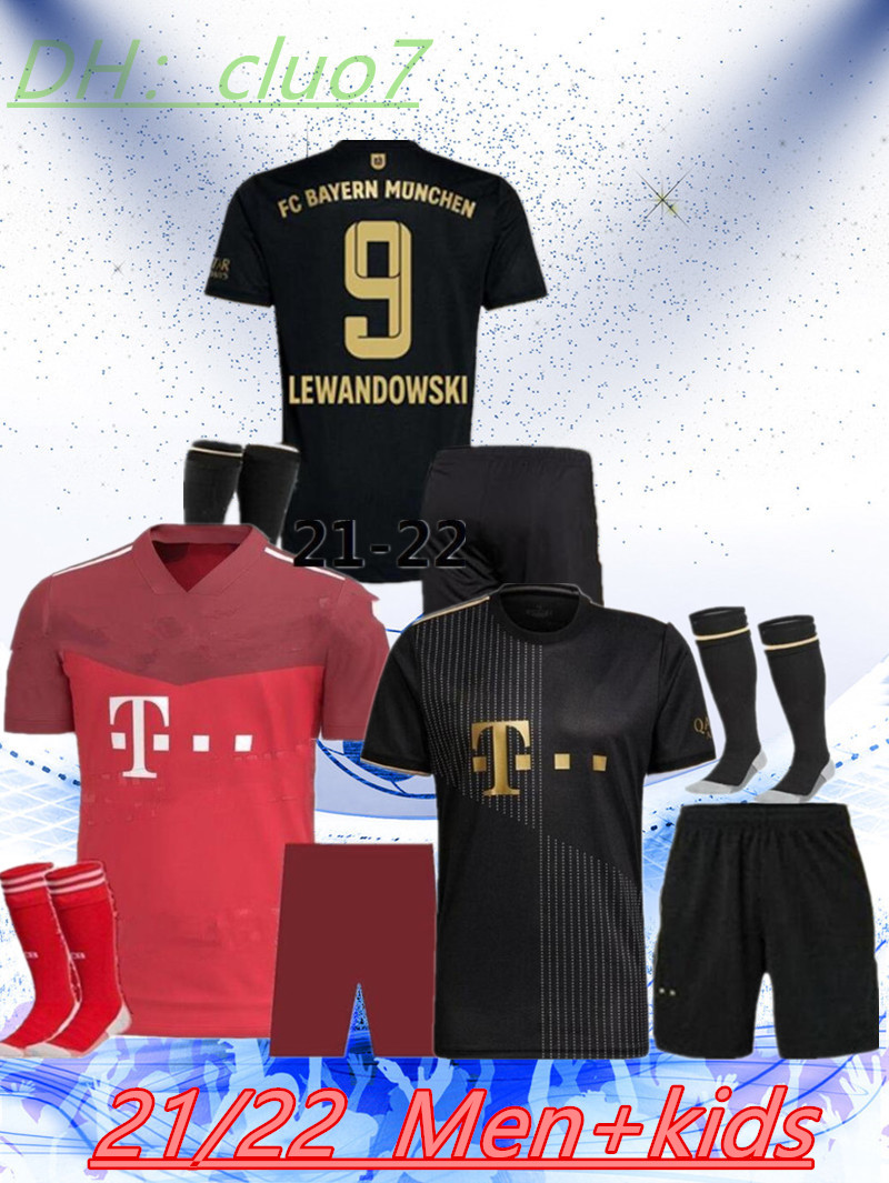 

Adults and kids 21 22 BaYern kit Munich soccer Jerseys LEWANDOWSKI 2122 HERNANDEZ COUTINHO child Adult uniforms Full set Football, Picture