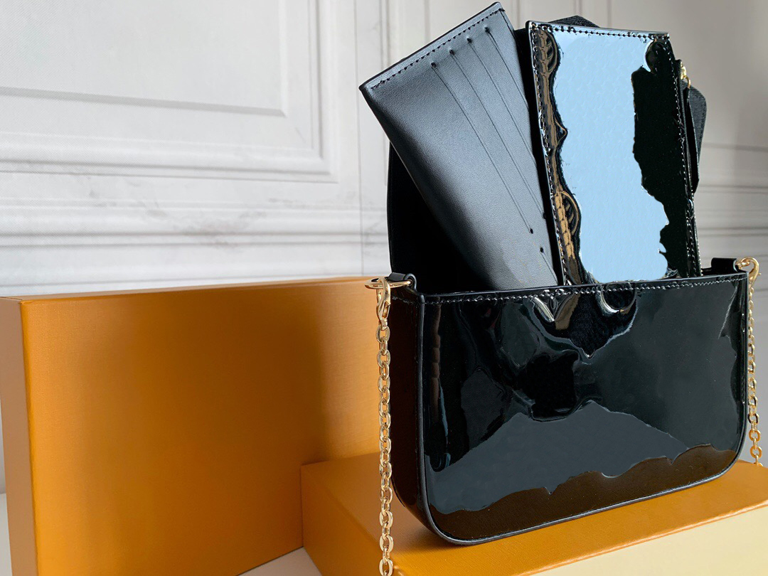 

High Quality 2021 Classic wallets Woman Fashion designers Clutch purses Monogrames Clemence long wallet Card Holder Purse With Box Dust Bag 130, Pink