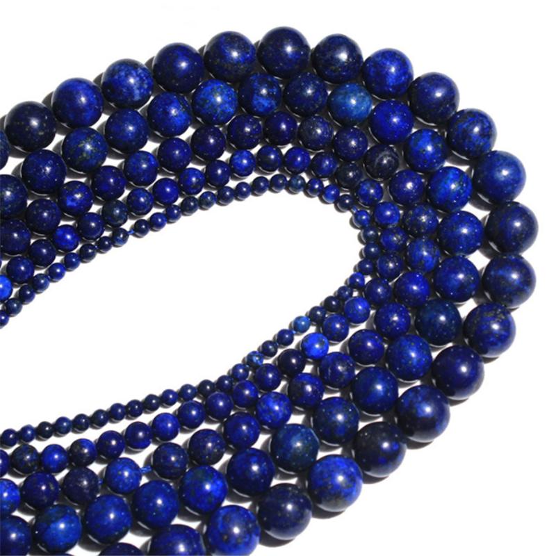 

Other 2021 Jewelry Accessories Natural Round Loose Spacer Lapis Lazuli Beads