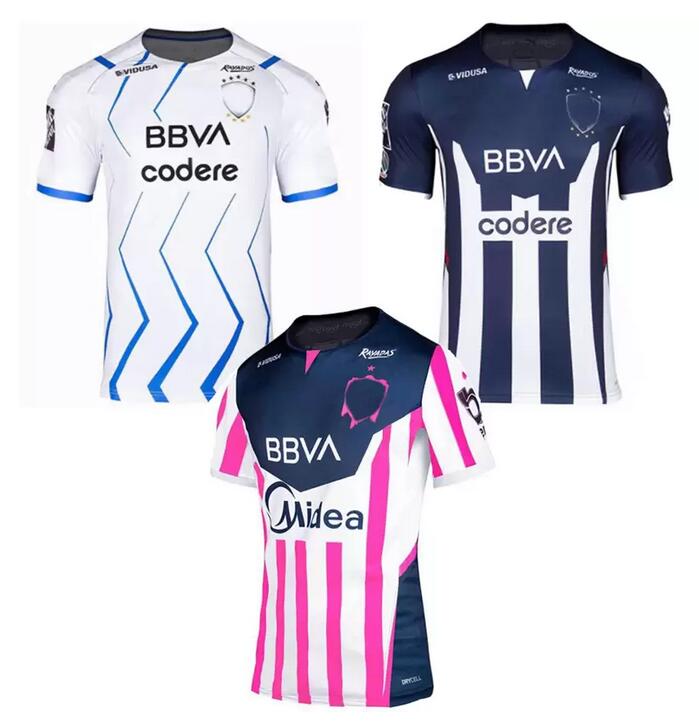 

2021 2022 RAYADOS MONTERREY Soccer Jerseys home away 3rd R.Funes Mori M.MEZA 21 22 football shirt men and women 3XL, Pink