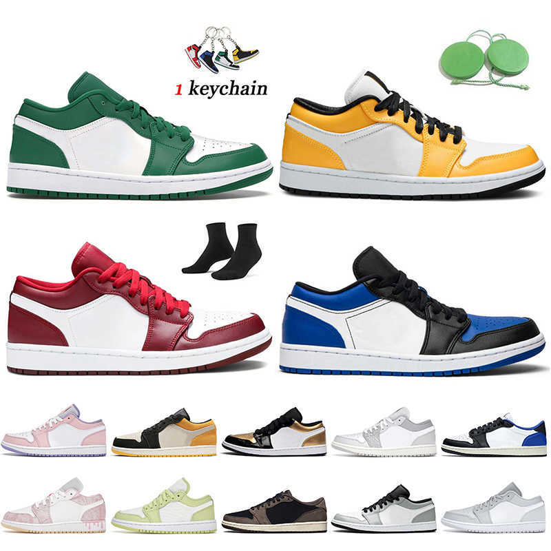 

Low 1s Basketball Shoes Women Mens Top Quality 1 Pine Green Laser Orange Noble Red Royal Toe Paris Paint Drip Light Smoke Grey Trainers JORDÁN, D40 low light smoke grey 36-46
