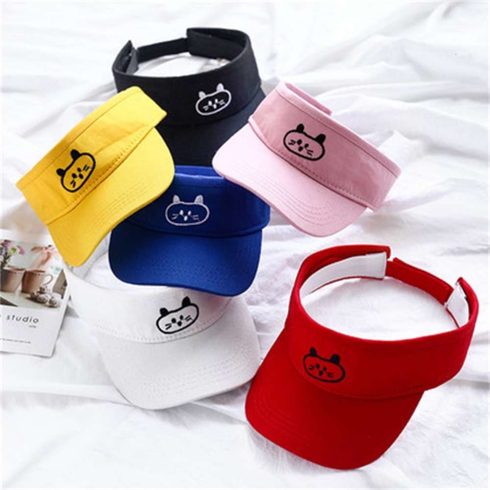 

Boys and girls sunscreen open top hat boys no grass children's shade cool summer thin, Yellow