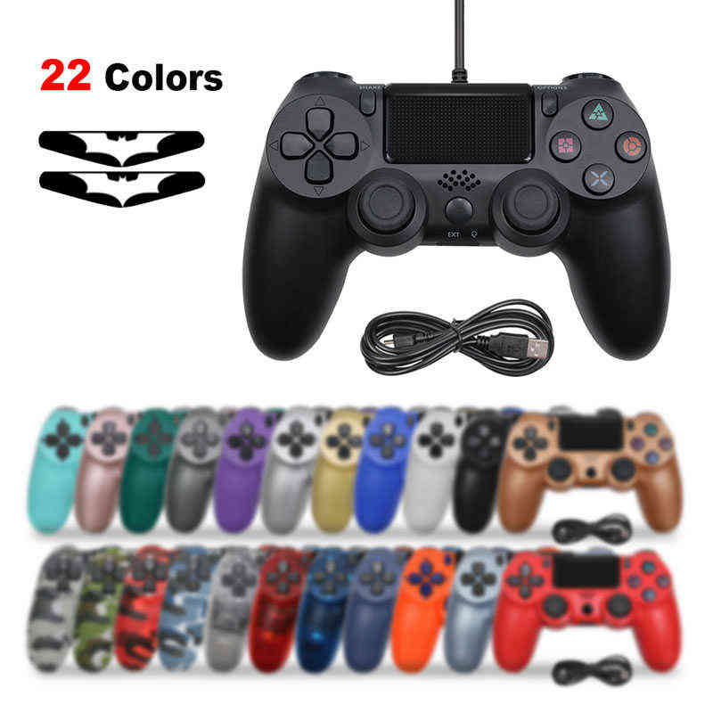 

USB Wired Controller for Manette PS4 Fit For mando PS4 Console For PS4 Gamepad USB PC Game Controller H1126