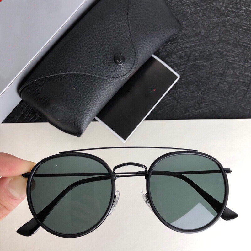 

3647 Designer Ray Man Women For Sunglasses Vintage Pilot Brand Band UV400 Protection Bans Ben wayfarer sun glasses with case, White;black