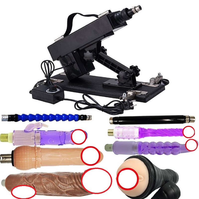 

AKKAJJ Automatic sex toy for Unsex Thrusting Massage Machine gun with All Attachments