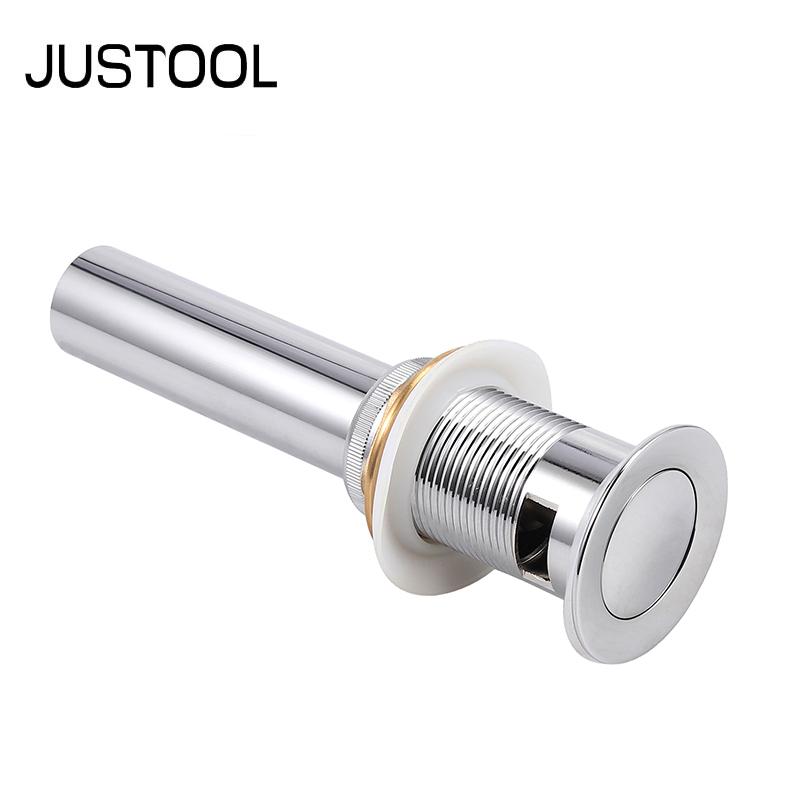 

Other Bath & Toilet Supplies JUSTOOL Bathroom Basin Sink Up Drain Waste Stopper Faucet Accessories Valve Plug For Washbasin Chrome