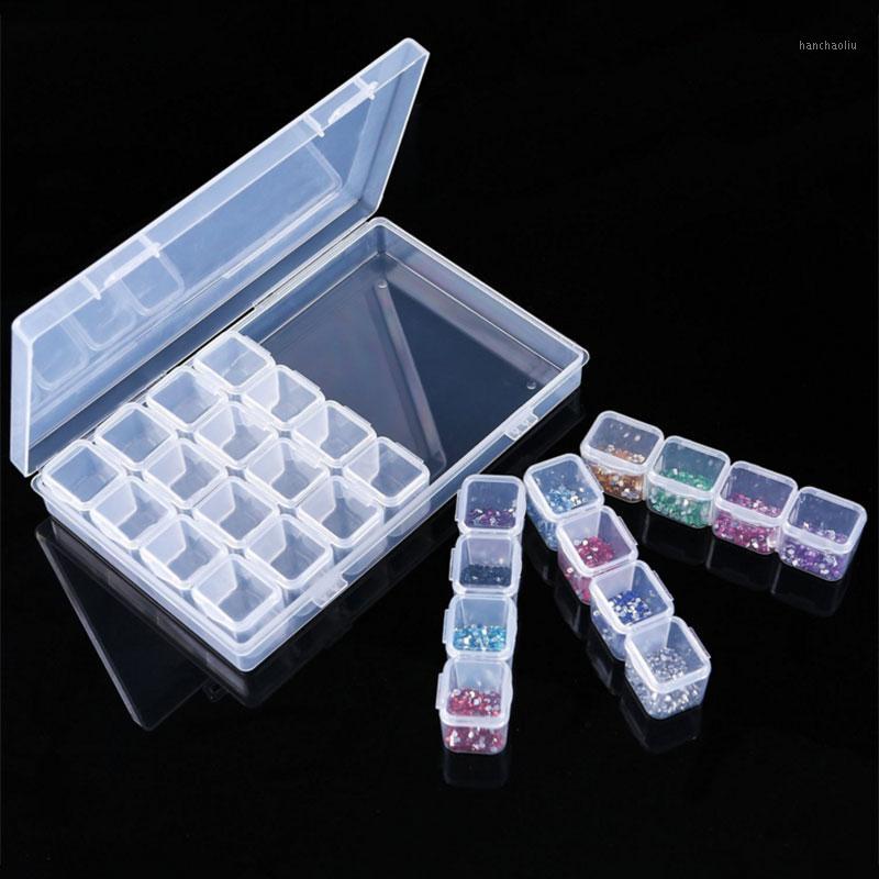

Storage Bottles & Jars 28 Grids Embroidery Boxes 5D Diamond Painting Accessories Box Bead Craft