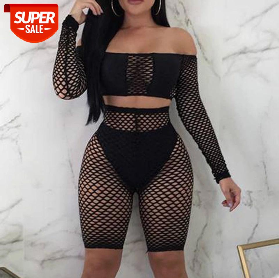 

Hot Summer Women's Mesh Sheer Bikini Cover Up Swimwear Swimsuit Bathing Suit Summer Tops Pants Fish Net Hollow Cover Up Set #2w1Q, White;black