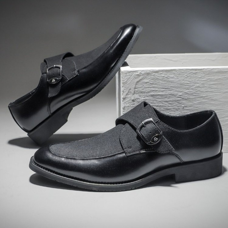 

dress shoes summer leather from male plutonium splicing casual businesses formal bridegroom shoes fashion ks107 osyh, Black