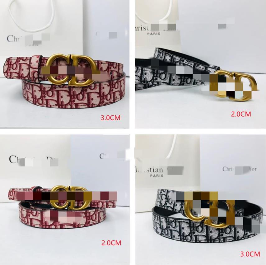 

2021 CDChristianHigh-quality luxury leisure Womens Designers Belts cd letter buckle fashion belt for women cinturones de diseño mujeres width 2.0cm 3.0cm, High quality