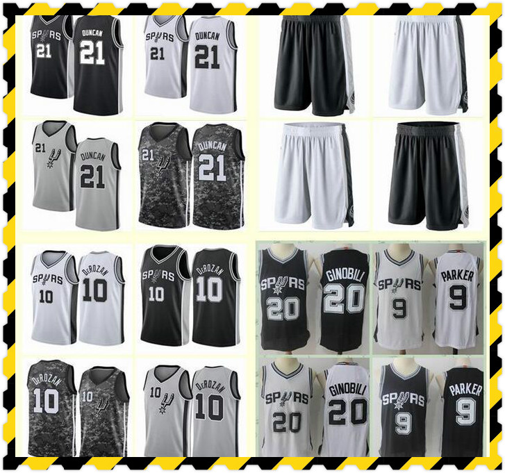 

Men\\rSan\\rAntonio\\rSpurs Tim Duncan Tony Parker Manu Ginobili court jerseys;The swing man sews a basketball jersey, Black;red