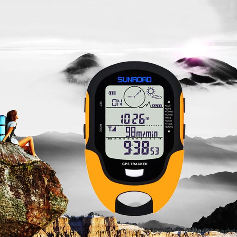 

SUNROAD Multifunctional Handheld USB Compass Altimeter Barometer Digital Watch