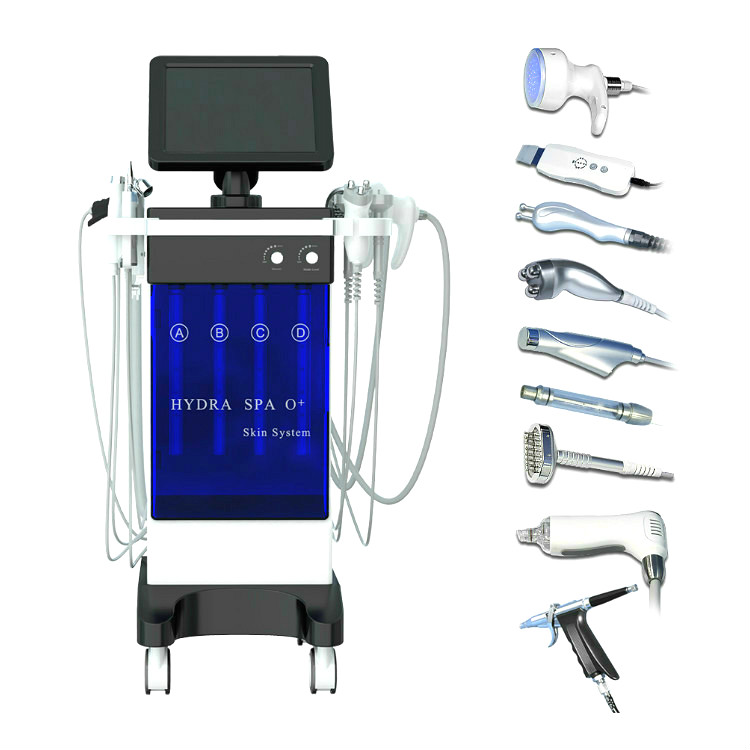 

New arrivals skin facial machine 8 In 1 Hydro dermabrasion/Water Facial machine/ hydra skin spa machine hydra device