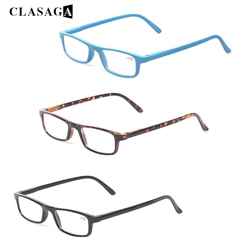 

Sunglasses CLASAGA 2021 Men Women's Reading Glasses 3 Pack HD Computer Eyewear Prescription With Frame Transparent 0~600