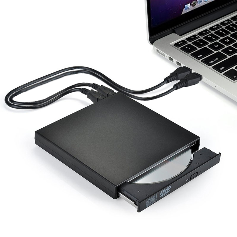 

External DVD Drive Optical USB 2.0 CD ROM Player CD-RW Burner Writer Reader Recorder Portatil for Laptop Windows PC