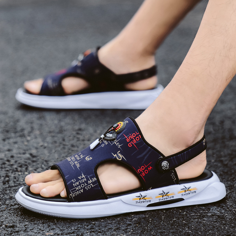 

Men's shoes spring and Sandals summer men's sandals outdoor leisure beach fashion large size 3A0O, 1# shoe box