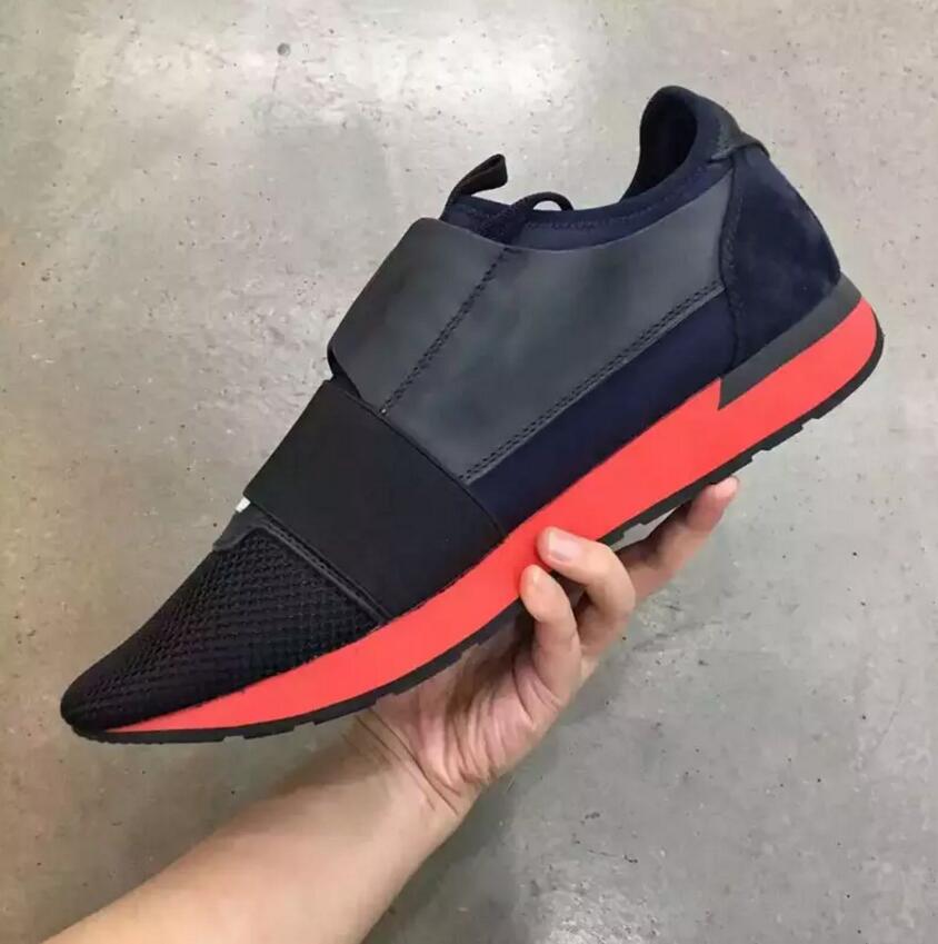 

High Quality Race Runner Shoes Casual Mans Womans Fashion Blue Red Bottom Cheap Sneaker Mesh Trainer Shoes Original Box 35-46