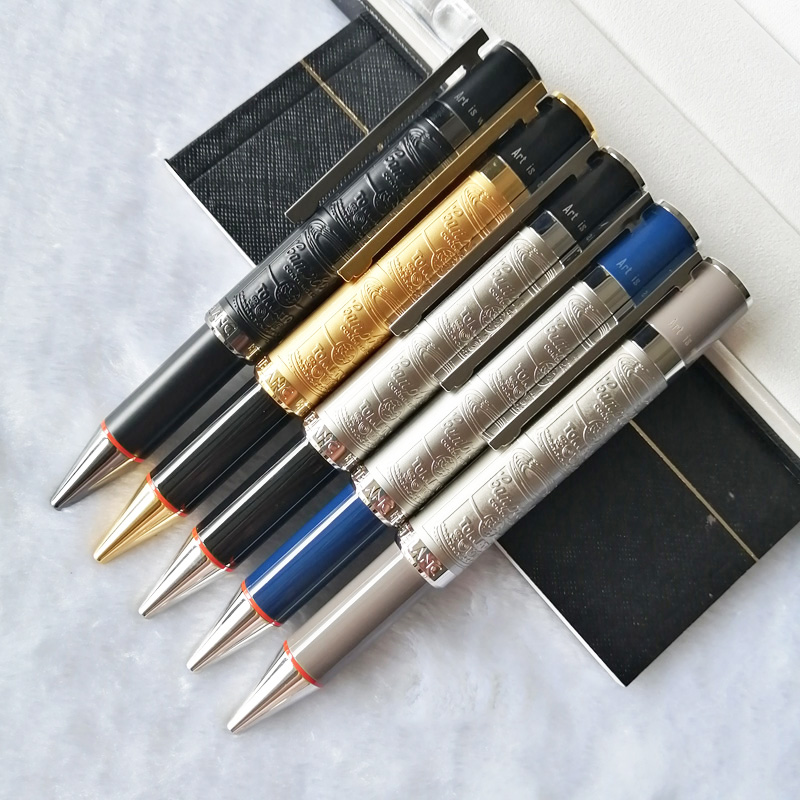 

Limited Special Edition Andy Warhol Metal Reliefs Barrel Ballpoint pen Stationery office school supplies High quality Writing options pens