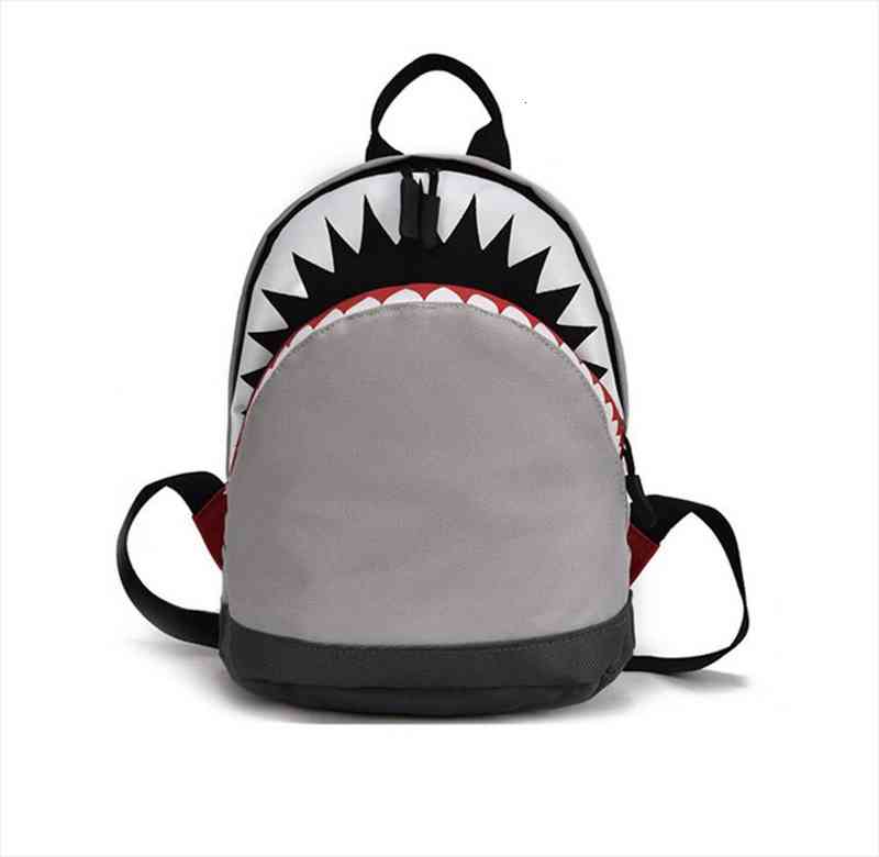3d dessin animé requin sac à dos âge sac d'école 1 3 enfant en bas âge toile enfants enfants Bookbag maternelle pour filles garçons Mochila