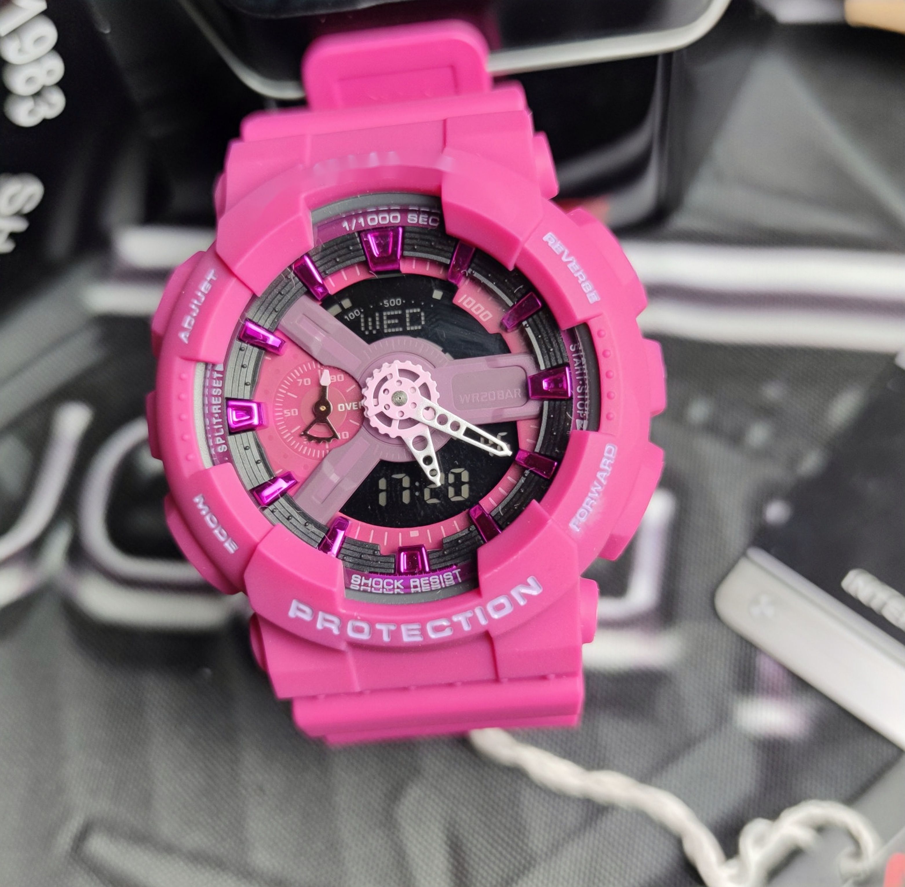 

Men's Military Sports Watch Analog Digital Led Shockproof Electronic Silicone Watch Gift Box Monte Luxury, G-110-5