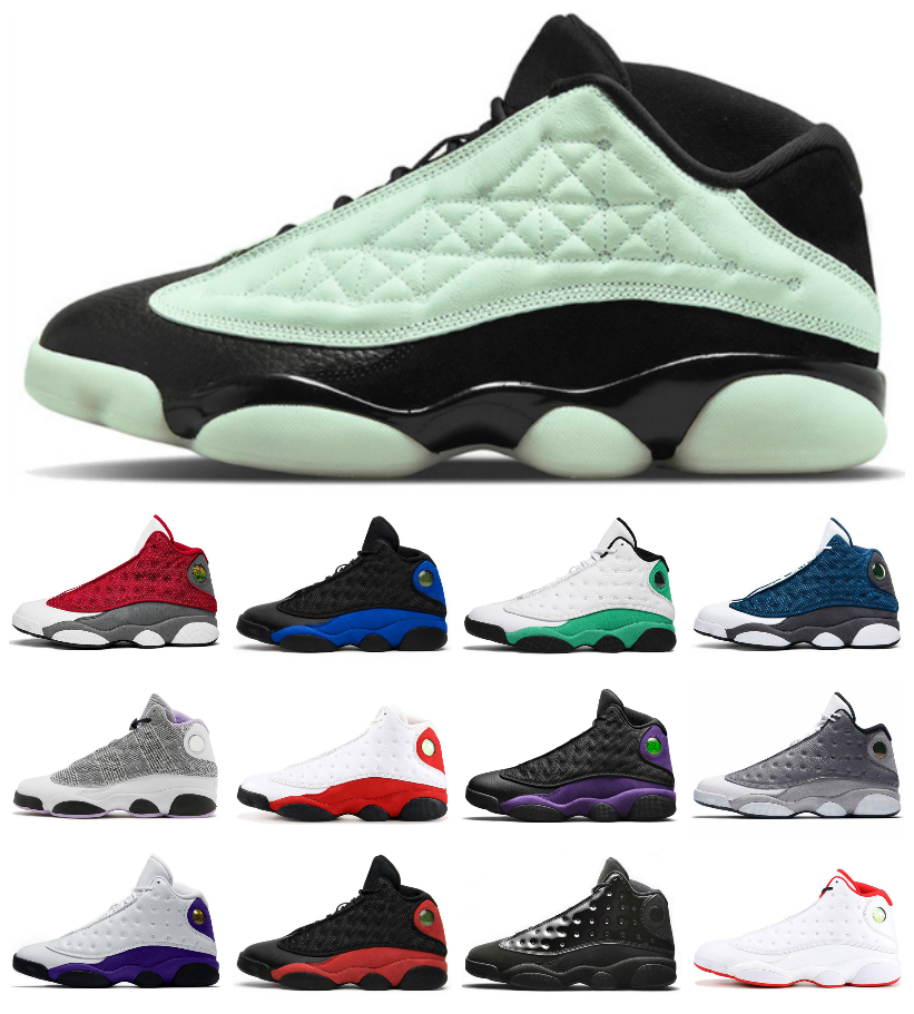

Mens 13 OG Basketball Shoes Women Jumpman 13s Houndstooth Black Cat Court Purple Reverse Bred Obsidian Hyper Royal Low Singles Day Flint Men Trainers Sports Sneakers, Bubble package bag