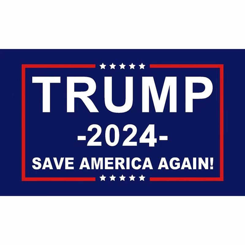 

Trump 2024 Flag U.S. General Election Banner 2 Copper Grommets Take America Back Flags Polyester Outdoor Indoor Decoration 90*150cm/59*35inch GF417