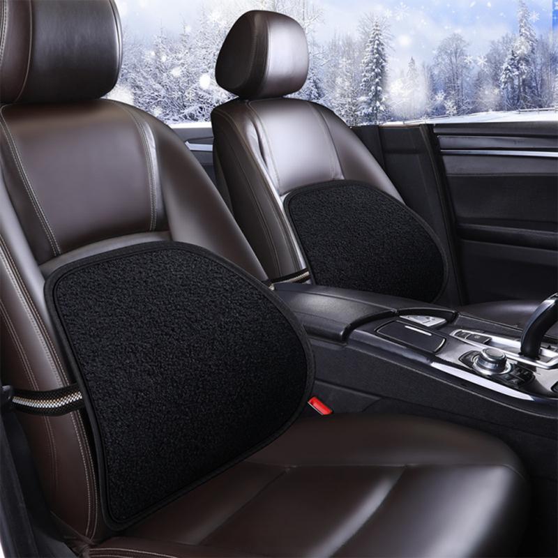 

Seat Cushions Car Office Chair Massage Back Lumbar Keep Warm Wint Cushion For Driver Interior Accessories