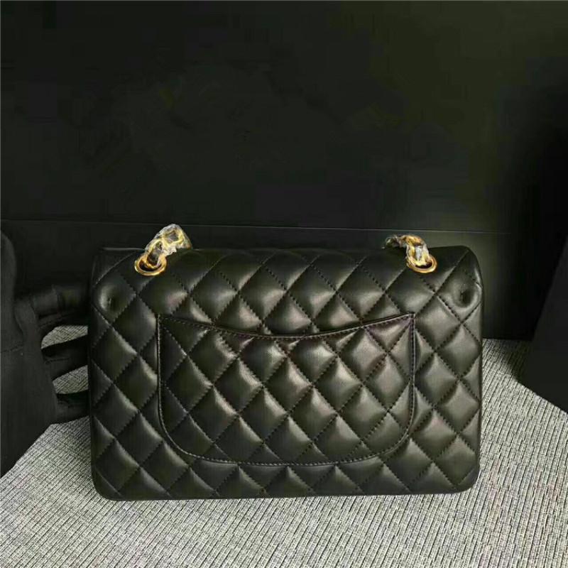 

School Bags For Women 2021 Designer Caviar CrossBody Shoulder Chains Bag Top Quality Lambskin Leather Double Flap 25cm