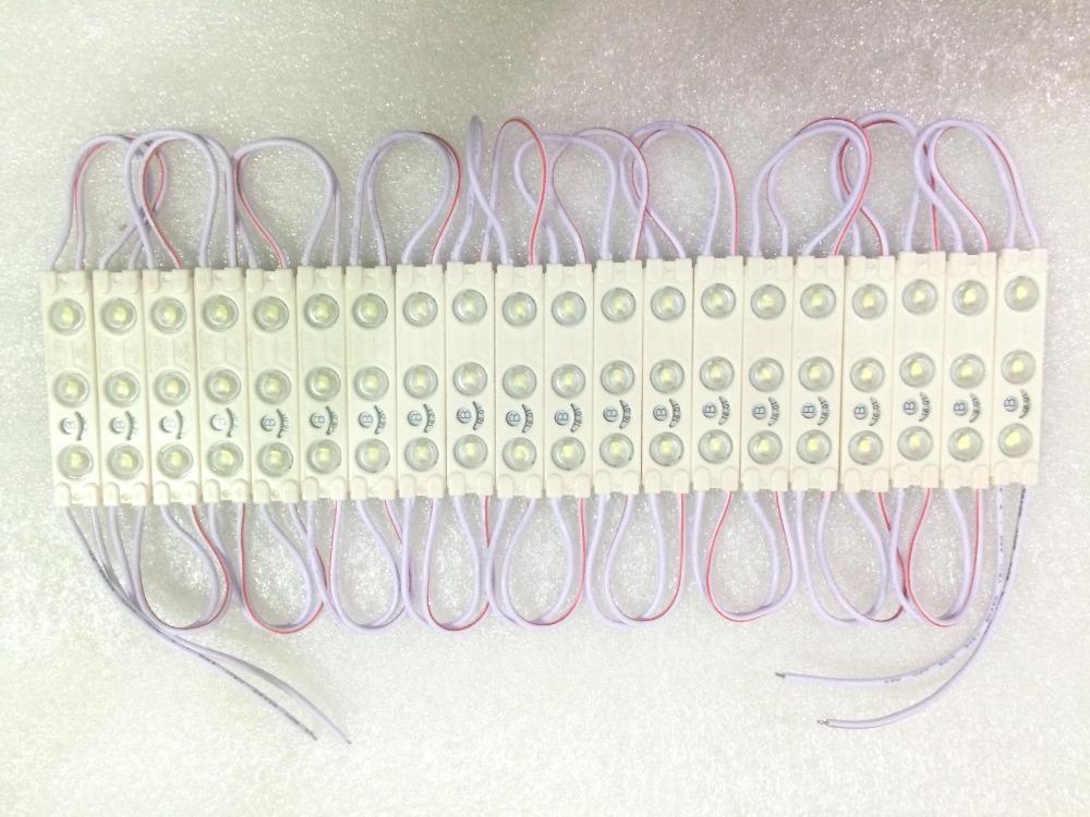 

Injection Module With Len 1W Smd5730 3leds160 Angle DC12V Waterproof IP65 Warm White/ White For Logo Letter Backlighting LED Modules