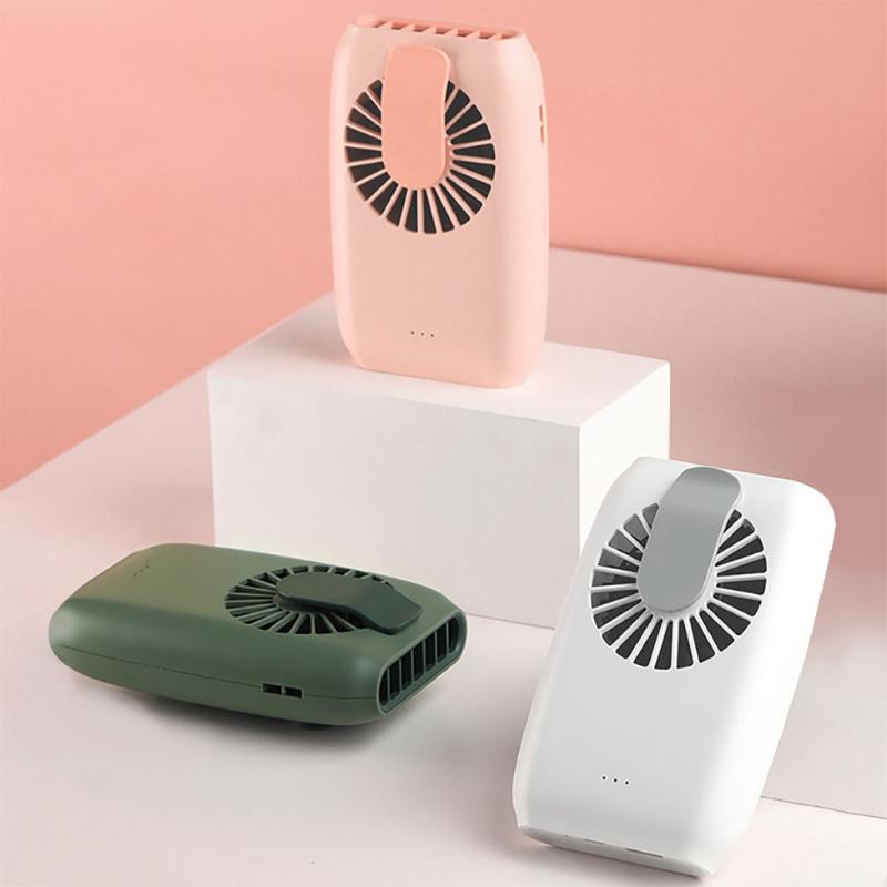 

New Usb Mini Handheld Fan Cooling Hanging Neck Small Fan Lazy Sports Portable Fans Usb Charger Mini Neck Air Condition#g30