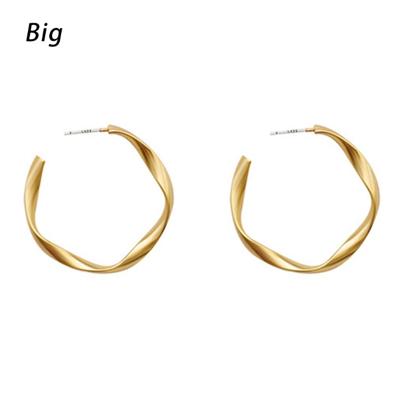 

Brass Open Minimalist Hoop MaEarings Geometric Small Circle Gold