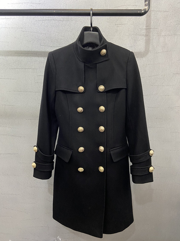 

New wool coat, Black