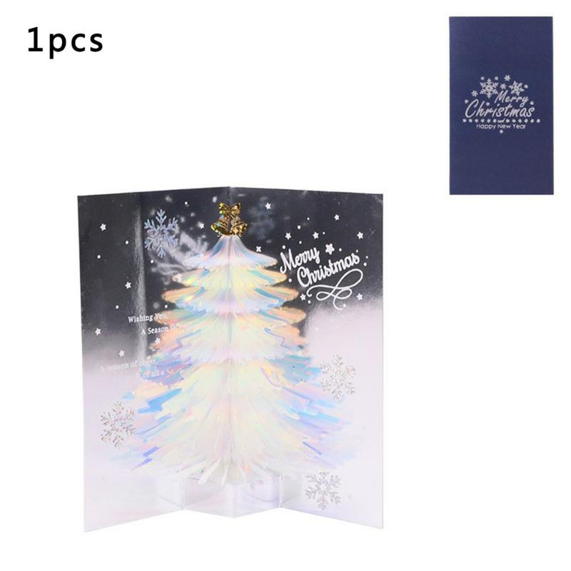

Greeting Cards Card Christmas Dream Three-dimensional Tree Beautiful Durable