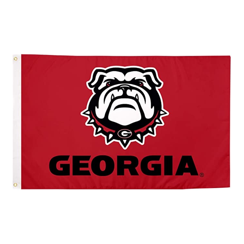 

Custom Digital Print 3x5ft Premium Flags Outdoor Sport NCAA Colleges Football Red Georgia University Bulldogs Flag Banner for Supporter and Decoration