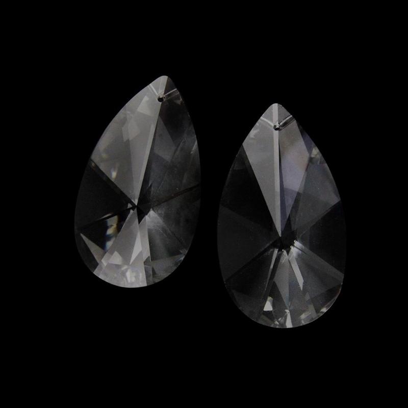

38-76mm Clear Pear Shape Crystal Chandelier Prism Pendant