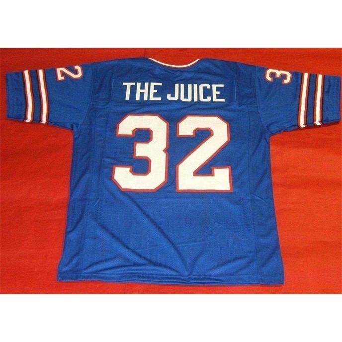 

Cheap OJ retro #322 SIMPSON CUSTOM JERSEY THE JUICE bule Mens Stitching College Size S-5XL Football jerseys Ncaa, Black
