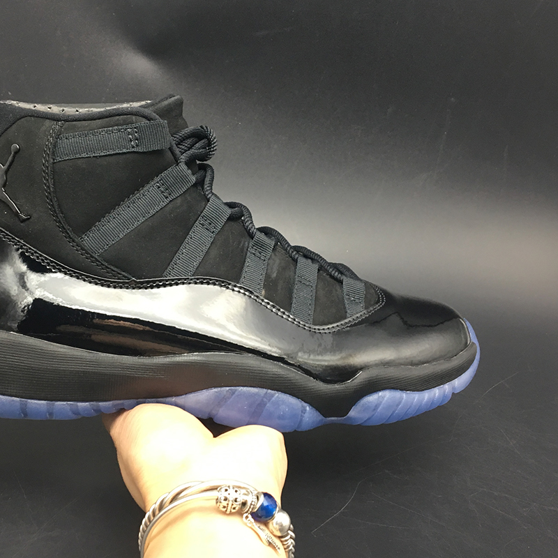

Air 11 Cap and Gown Prom Night Blackout 378037-005 11s XI Women Men Sports Shoes Sneakers Suede Top Quality Trainers With Original Box