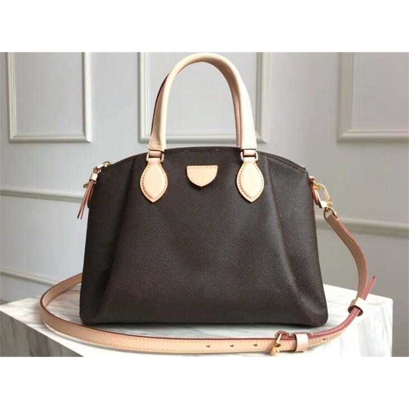 

Luxury design bags Top Quality M44543 30.5cm Rivolii PM Canvas Handbags,M44546 Rivoli MM 36cm Totes Bag,with Dust, M44546 5a mm